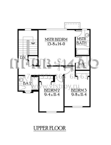 Проект двухэтажного дома с гаражом на две машины в скандинавском стиле S5-139 (341-00048)