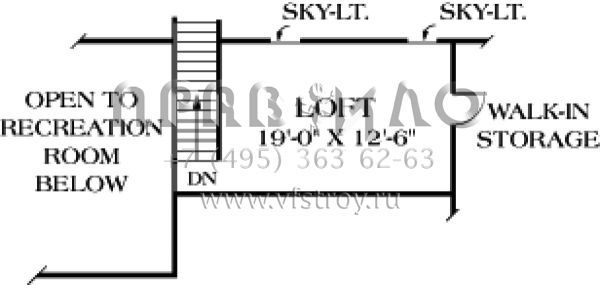 Проект трехэтажного дома с гаражом на три и более машин в современном стиле S5-950 (3323-00552)