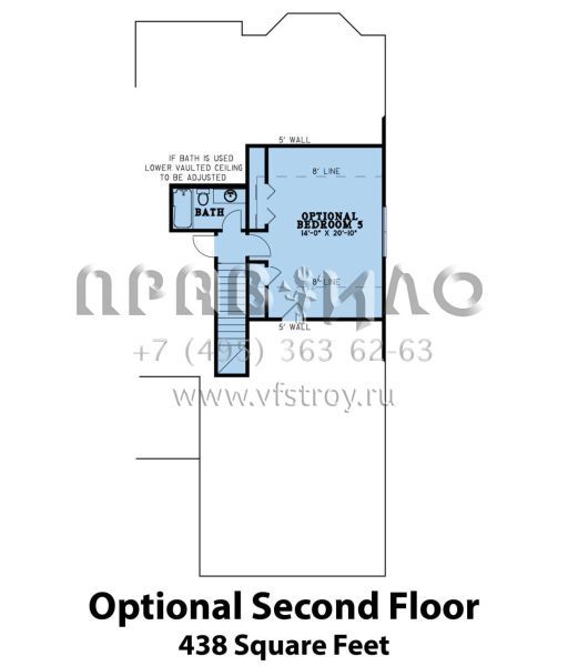 Проект одноэтажного дома с гаражом на две машины в стиле Ранчо S5-252 (8318-00197)