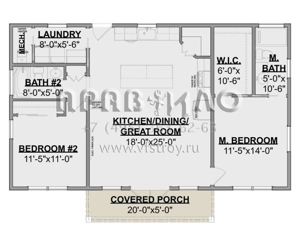 Проект двухэтажного дома без гаража в современном стиле S5-124 (1462-00050)