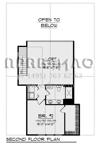 Проект двухэтажного дома с гаражом на три и более машин в стиле БарнХаус S5-174 (1020-00330)