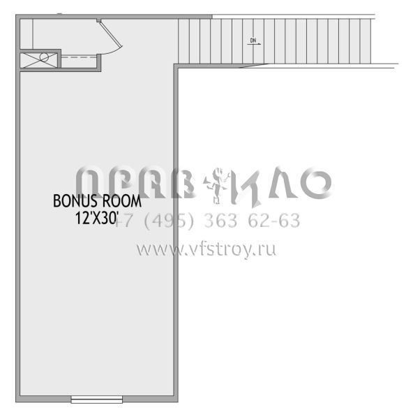 Проект одноэтажного дома с гаражом на три и более машин в американском стиле S5-211 (8768-00102)