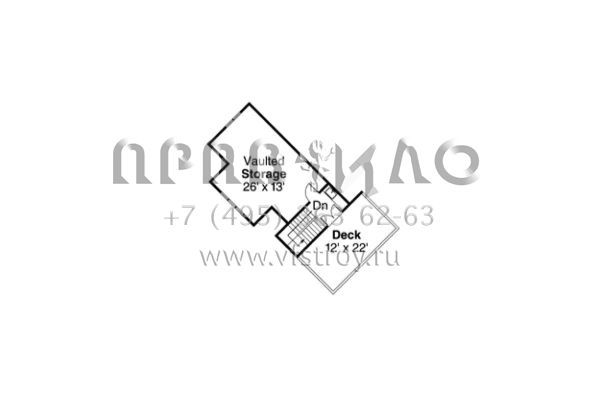 Проект двухэтажного дома с гаражом на две машины в американском стиле S5-354 (035-00651)