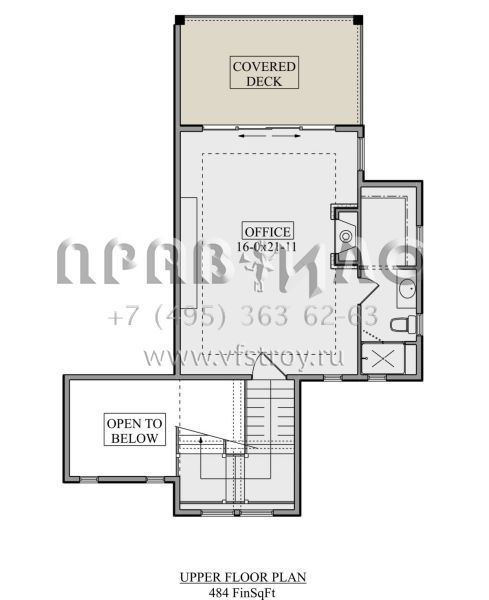 Проект двухэтажного дома с гаражом на три и более машин в американском стиле S5-321 (5631-00142)