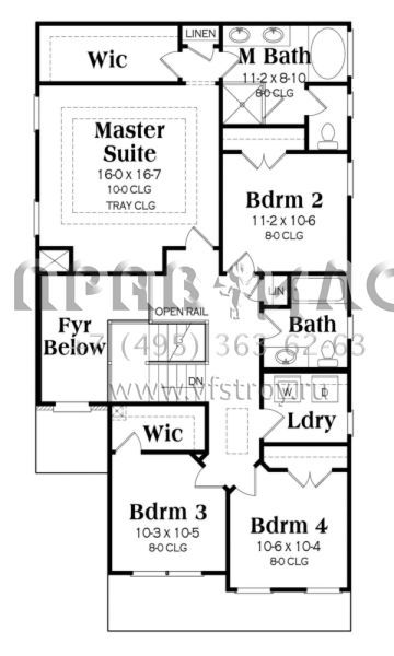 Проект двухэтажного дома с гаражом на две машины в стиле Ранчо S5-195 (009-00125)