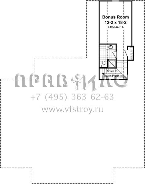 Проект одноэтажного дома с гаражом на две машины в стиле Ранчо S5-175 (348-00236)