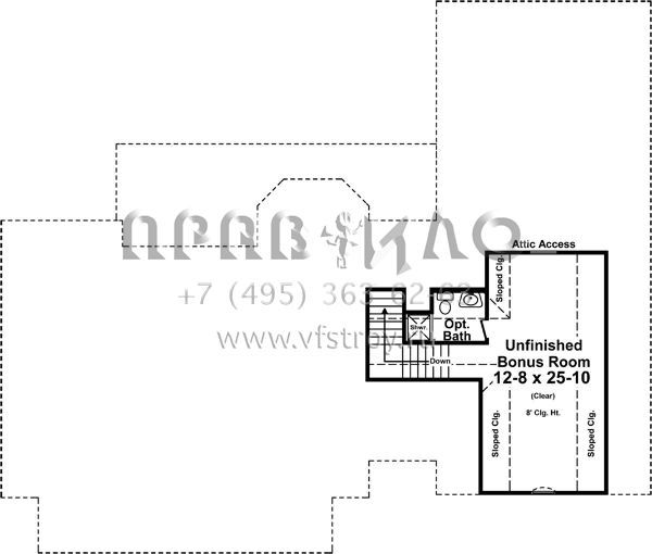 Проект одноэтажного дома с гаражом на две машины в стиле Ранчо S5-179 (348-00225)