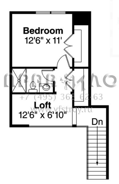 Проект двухэтажного дома с гаражом на две машины в современном стиле S5-213 (035-00634)