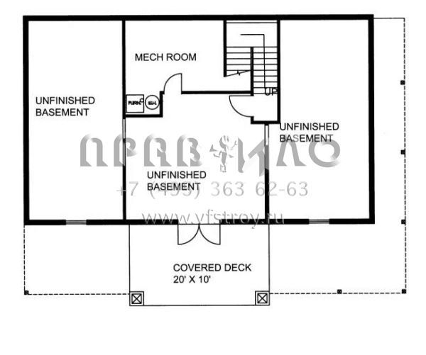 Проект одноэтажного дома с гаражом на две машины в современном стиле S5-293 (039-00549)