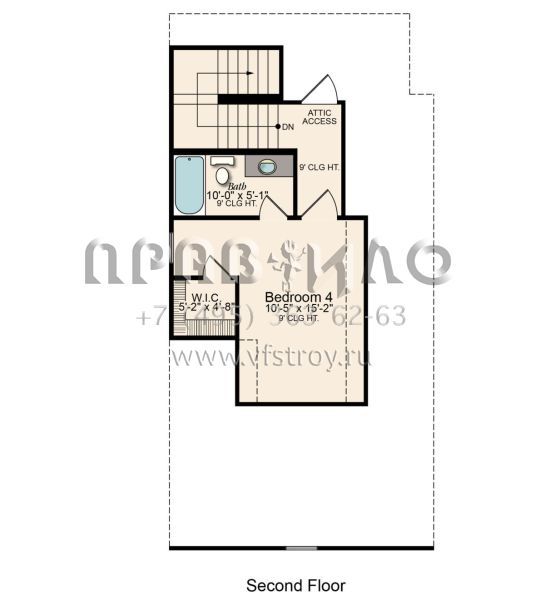 Проект одноэтажного дома с гаражом на три и более машин в стиле Ранчо S5-198 (5995-00008)