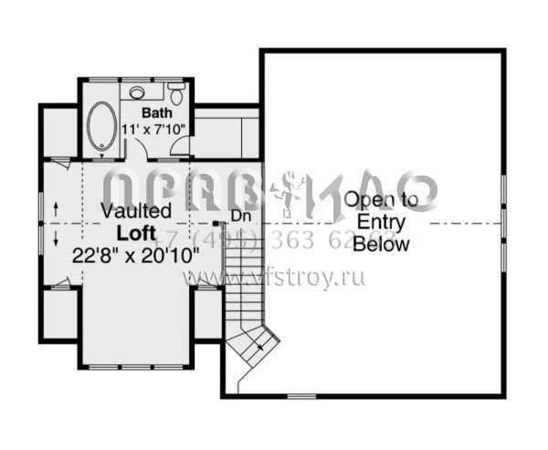 Проект двухэтажного дома с гаражом на две машины в современном стиле S5-230 (035-00892)