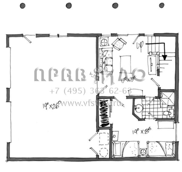 Проект двухэтажного дома с гаражом на две машины в русском стиле S5-186 (1907-00001)