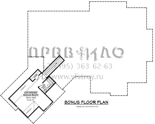 Проект двухэтажного дома с гаражом на две машины в американском стиле S5-235 (041-00170)