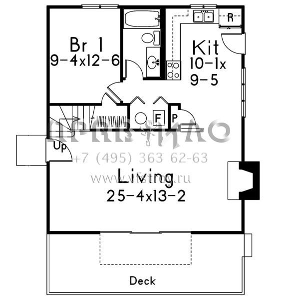 Проект двухэтажного дома без гаража в современном стиле S5-111 (5633-00411)
