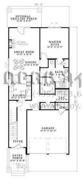Проект двухэтажного дома с гаражом на две машины в современном стиле S5-176 (110-00737)