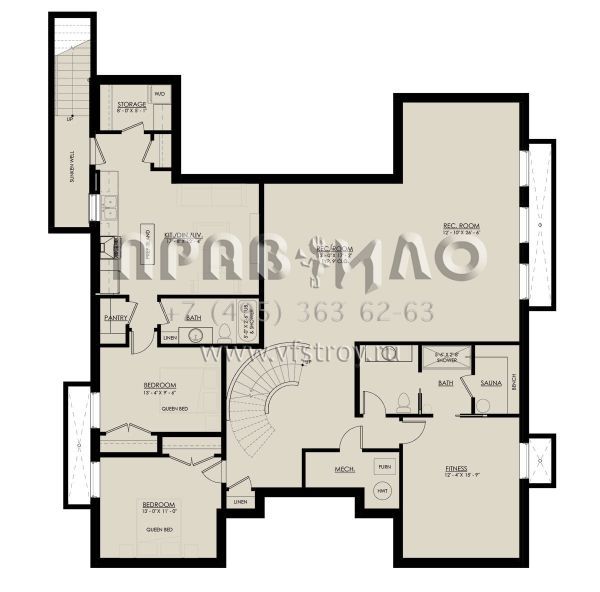 Проект двухэтажного дома без гаража в современном стиле S5-312 (8937-00044)