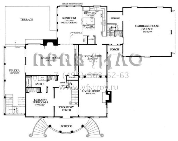 Проект двухэтажного дома с гаражом на две машины в современном стиле S5-333 (7922-00052)