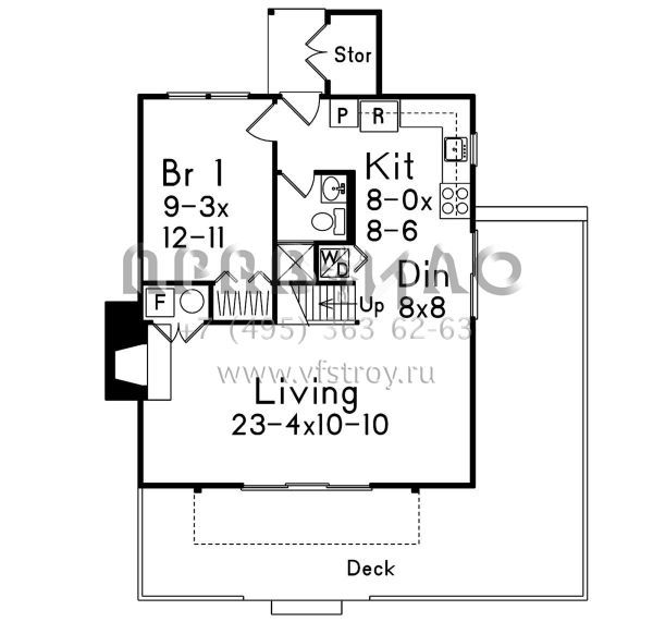 Проект двухэтажного дома без гаража в современном стиле S5-125 (5633-00413)