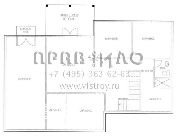 Проект двухэтажного дома с гаражом на три и более машин в скандинавском стиле S5-156 (286-00069)