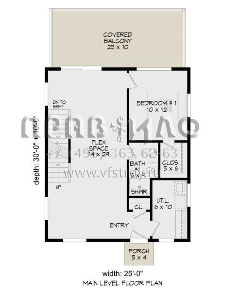 Проект двухэтажного дома без гаража в современном стиле S5-139 (940-00452)