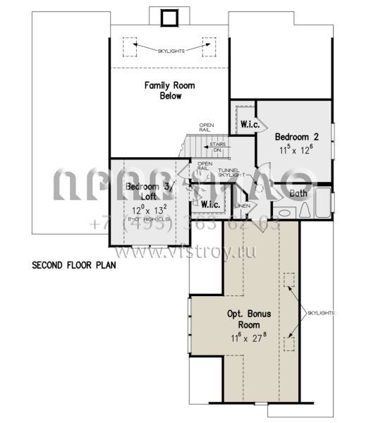 Проект двухэтажного дома с гаражом на две машины в английском стиле S5-189 (8594-00164)