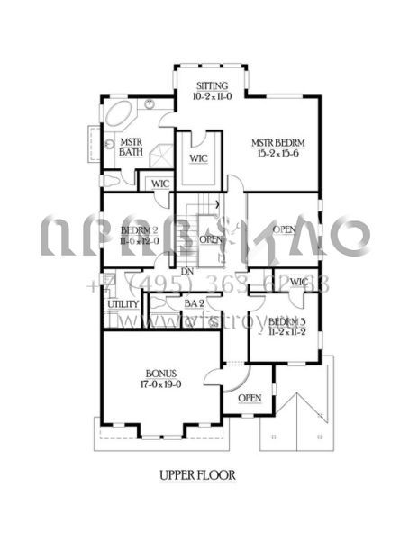 Проект двухэтажного дома с гаражом на две машины в скандинавском стиле S5-294 (341-00109)