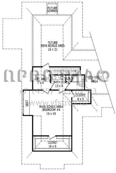 Проект двухэтажного дома с гаражом на три и более машин в английском стиле S5-320 (940-00008)