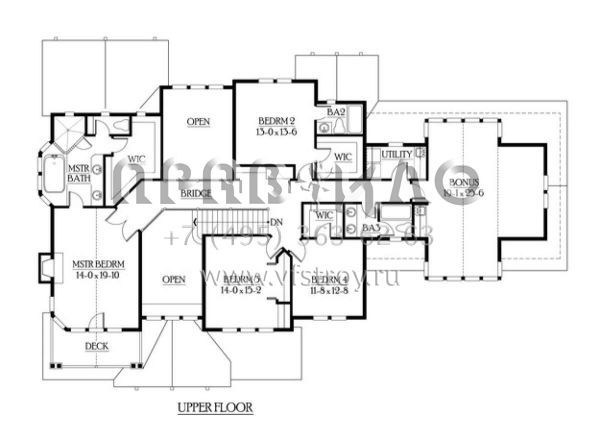 Проект двухэтажного дома с гаражом на три и более машин в скандинавском стиле S5-388 (341-00246)