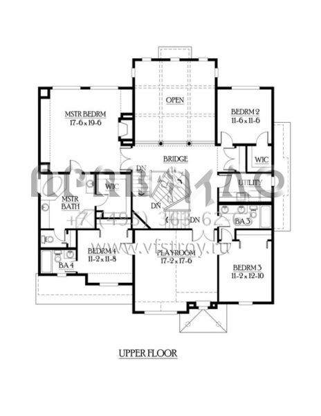 Проект двухэтажного дома с гаражом на три и более машин в скандинавском стиле S5-333 (341-00139)