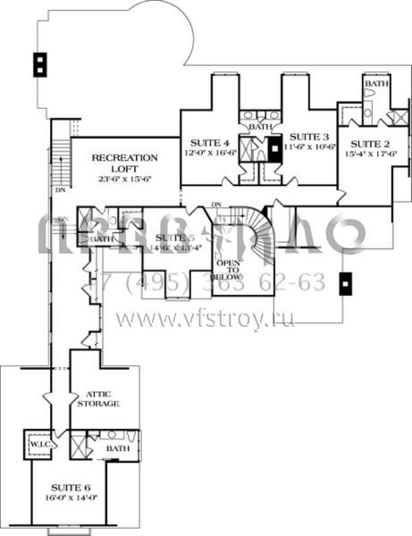 Проект двухэтажного дома с гаражом на три и более машин в английском стиле S5-811 (3323-00532)
