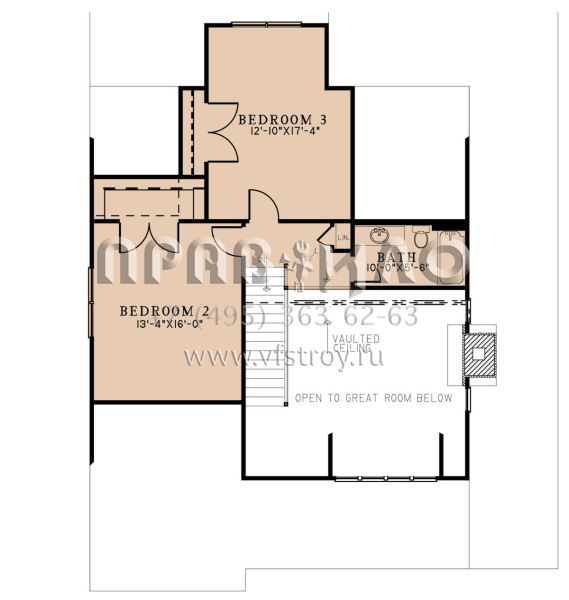 Проект двухэтажного дома с гаражом на две машины в американском стиле S5-186 (8318-00303)