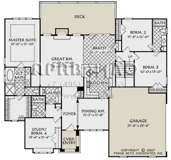 Проект двухэтажного дома с гаражом на две машины в современном стиле S5-199 (8594-00043)