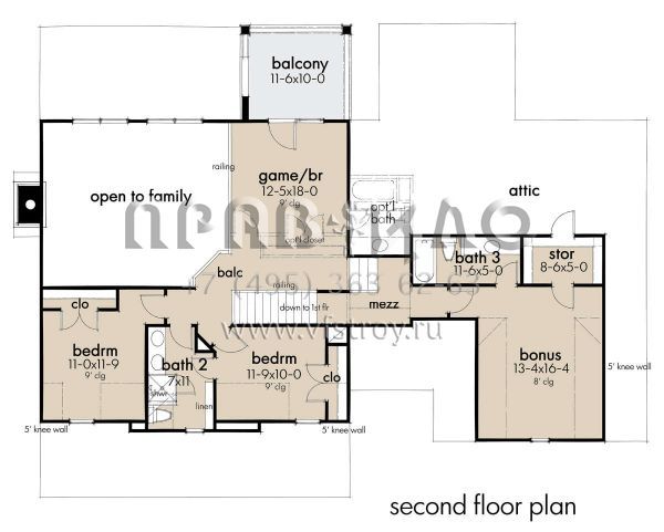 Проект двухэтажного дома с гаражом на две машины в современном стиле S5-235 (9401-00112)