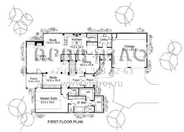 Проект двухэтажного дома с гаражом на две машины в современном стиле S5-392 (9401-00077)