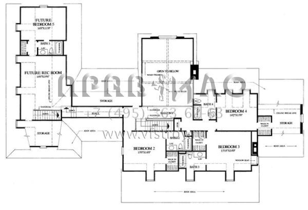 Проект двухэтажного дома с гаражом на три и более машин в классическом стиле S5-399 (7922-00186)