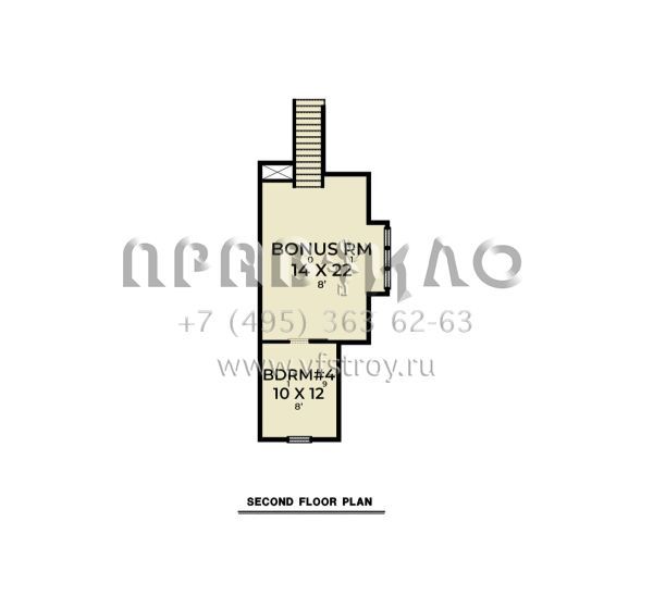 Проект двухэтажного дома с гаражом на три и более машин в современном стиле S5-282 (2464-00113)