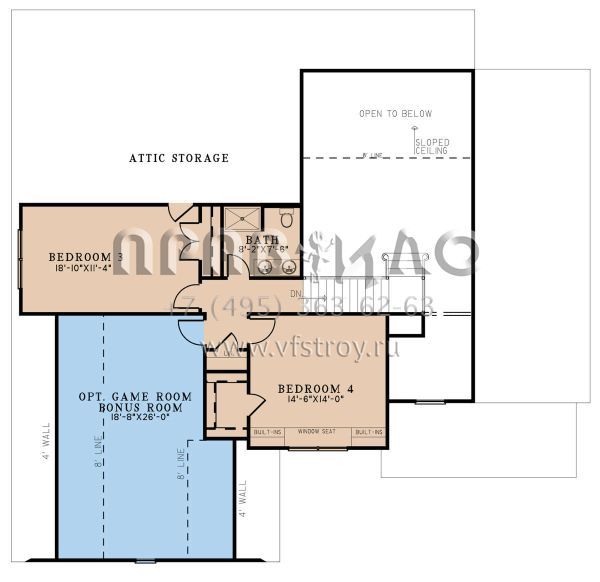 Проект двухэтажного дома с гаражом на две машины в современном стиле S5-273 (8318-00302)