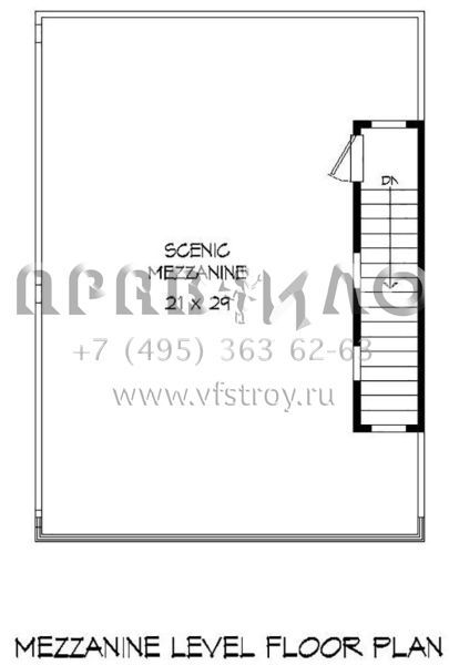 Проект трехэтажного дома с гаражом на одну машину в современном стиле S5-135 (940-00097)