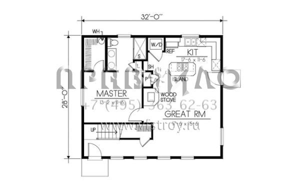 Проект двухэтажного дома без гаража в современном стиле S5-106 (692-00222)