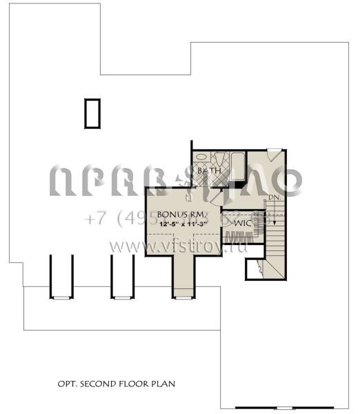 Проект одноэтажного дома с гаражом на две машины в стиле Ранчо S5-216 (8594-00076)