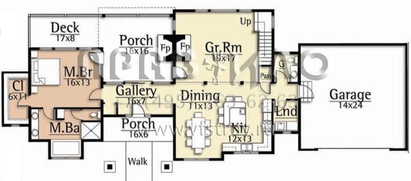 Проект двухэтажного дома с гаражом на две машины в современном стиле S5-217 (8504-00132)