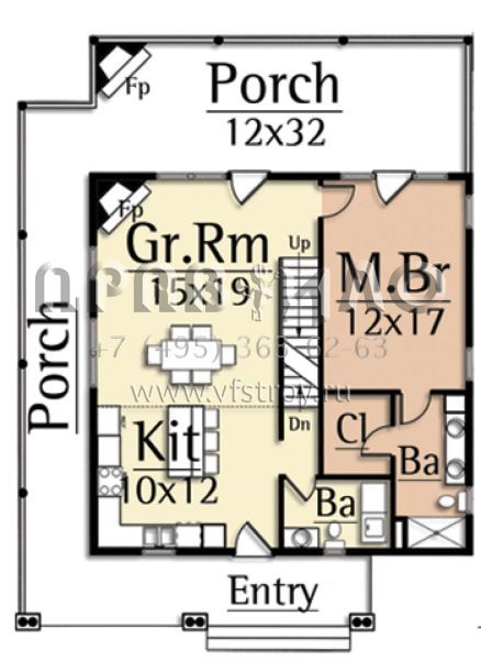 Проект двухэтажного дома с гаражом на две машины в современном стиле S5-151 (8504-00027)