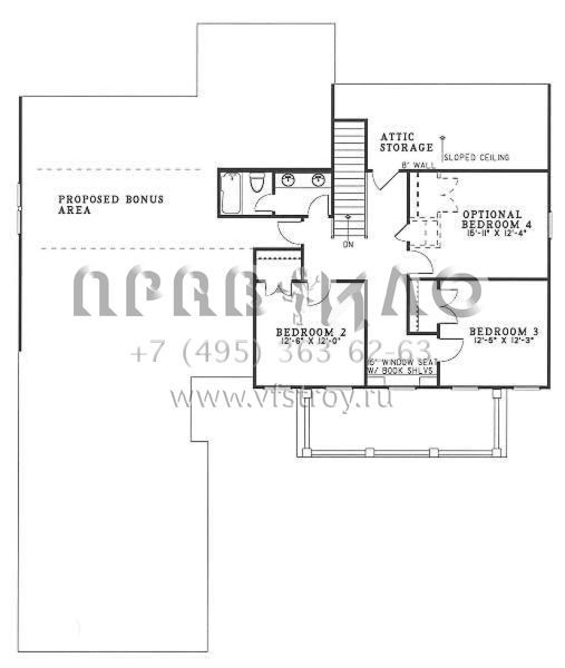 Проект двухэтажного дома с гаражом на две машины в стиле Особняк S5-264 (110-00258)