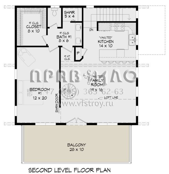 Проект трехэтажного дома с гаражом на две машины в современном стиле S5-179 (940-00750)
