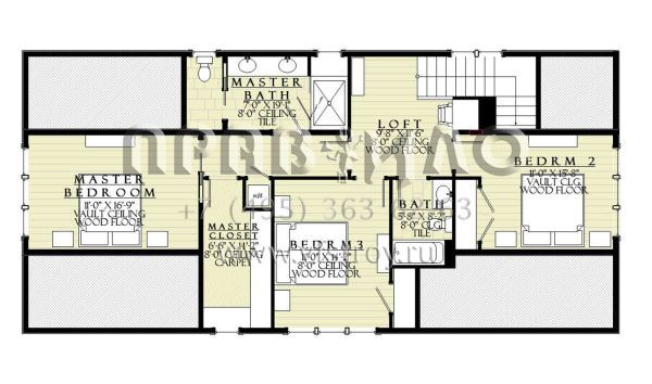 Проект двухэтажного дома с гаражом на две машины в современном стиле S5-248 (1637-00156)