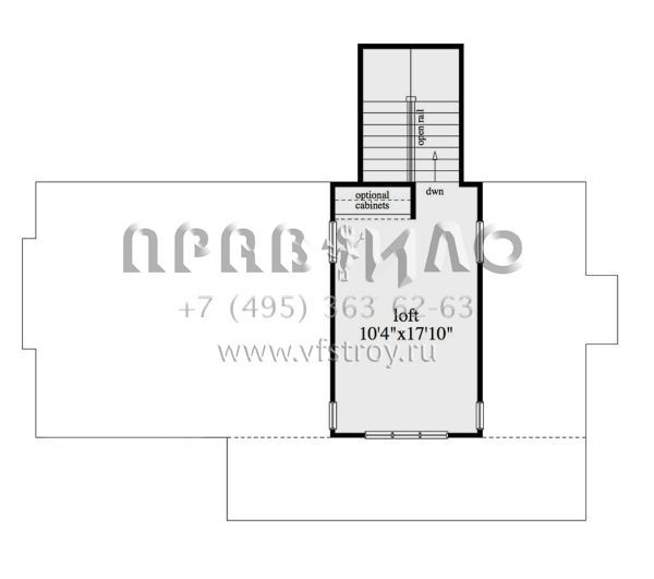 Проект двухэтажного дома с гаражом на две машины в американском стиле S5-93 (957-00103)