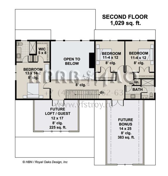 Проект двухэтажного дома с гаражом на две машины в современном стиле S5-280 (098-00373)