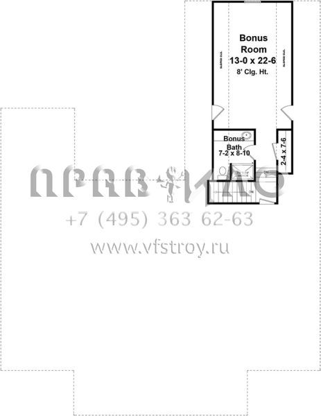 Проект двухэтажного дома с гаражом на две машины в современном стиле S5-200 (348-00281)