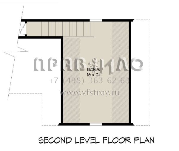 Проект одноэтажного дома с гаражом на две машины в стиле Ранчо S5-156 (940-00257)