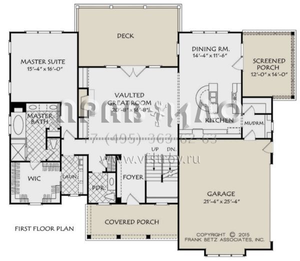 Проект двухэтажного дома с гаражом на две машины в стиле Ранчо S5-248 (8594-00018)